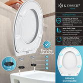 KESSER® WC bril met Soft Close Deksel - Toiletbril - Wit